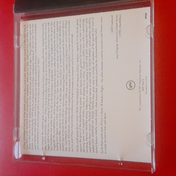 Anita O'Day Swings Cole Porter CD - Picture 4 of 4